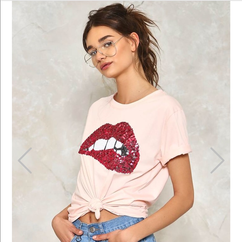 Never worn sequins t shirt